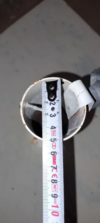 Pie de sombrilla de metal