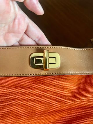Bolso Michael Kors Piel Naranja Vintage