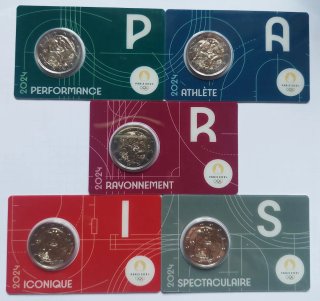 2 euros conmemorativos Francia 2024