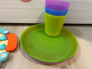 Cocinita de madera Woomax con accesorios