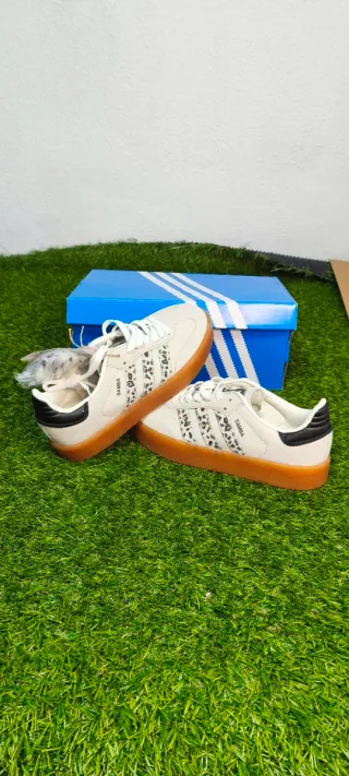 Adidas Sambae Leopard Off White