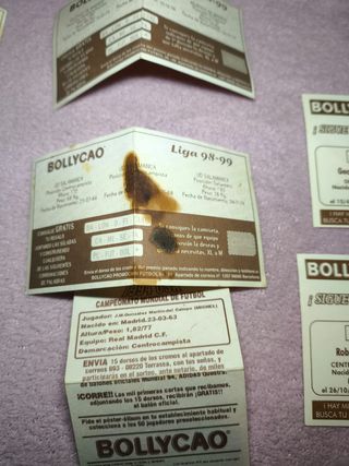 Lote Retro Tazos, Cromos Liga, Bollycao 90s