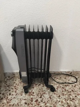 Cecotec Radiador Negro/Gris