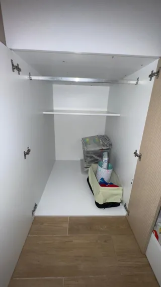 Cama tren litera con armario y cajones