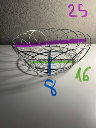 Cesta de Fruta Metálica