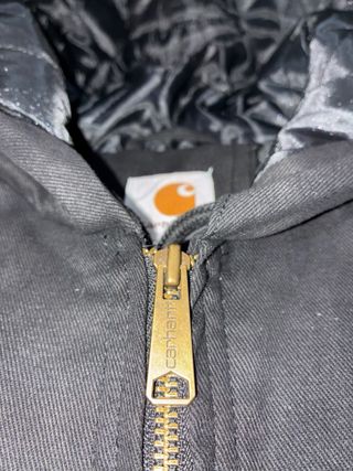 Carhartt Giacca Nera con Cappuccio Taglia L