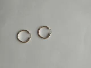 Pendientes Aro Plateados