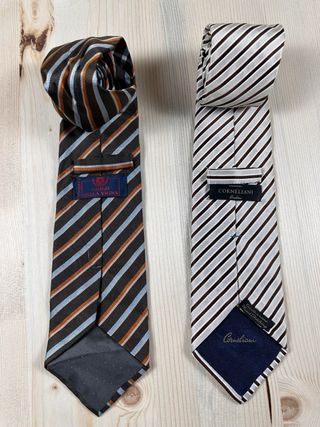 Set 2 cravatte in seta – Paolo Della Vigna & Corne