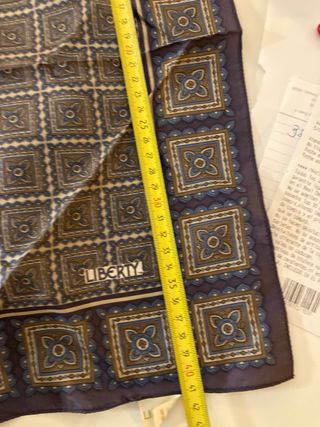 Pañuelo Liberty Azul y Marrón