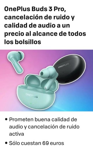 OnePlus Buds 3 Pro negros