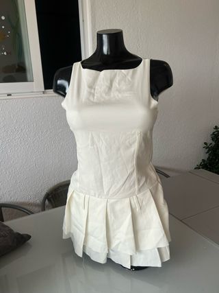 Vestido blanco mujer