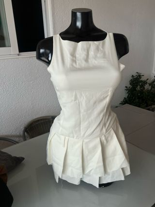 Vestido blanco mujer