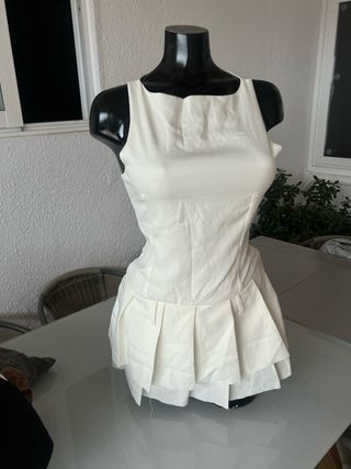Vestido blanco mujer