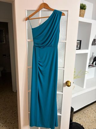 Vestido largo azul
