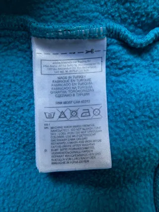 Sudadera Adidas Turquesa Logo Glitter