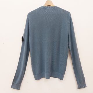 Stone Island vintage maglione girocollo blu avio M