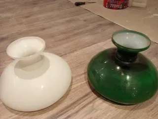 Tulipas antiguas de cristal