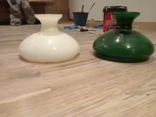 Tulipas antiguas de cristal