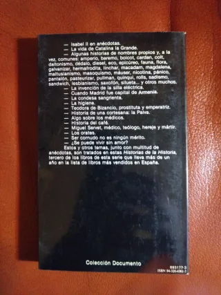 HISTORIAS DE LA HISTORIA        CARLOS FISAS - E 3