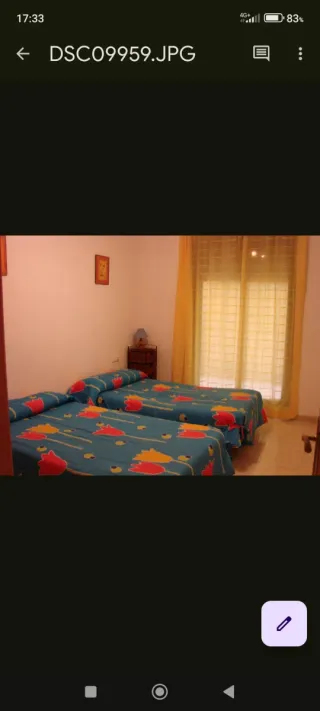 Piso en Benicarló frente al puerto.