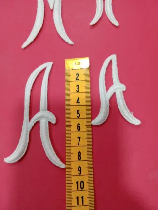 Letras encaje guipur para labores