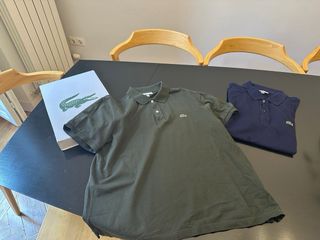 Polos Lacoste Originales (Verde y Azul)