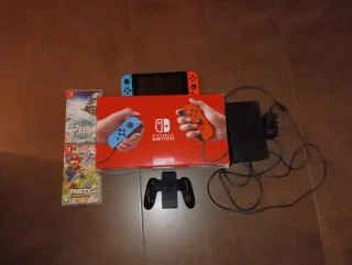 Nintendo Switch + Zelda + Mario Party
