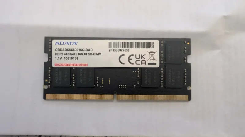 ADATA DDR5 16x2GB 5600MHz SO-DIMM