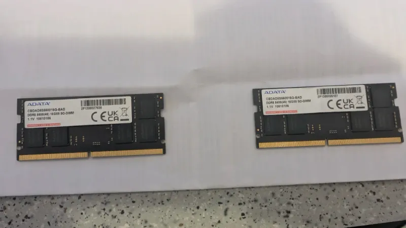 ADATA DDR5 16x2GB 5600MHz SO-DIMM afbeelding 2
