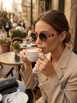 Gafas de sol Celine doradas y negras