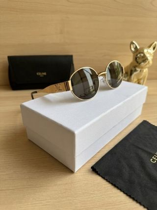 Gafas de sol Celine doradas y negras