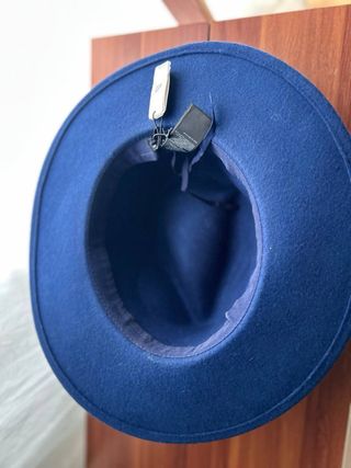 Sombrero Parfois azul 100% lana