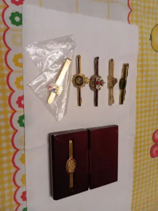 Lote de 6 pasadores de corbata