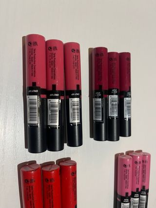 Lote 12 Labiales Líquidos Velvet Lips TAHE