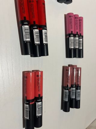 Lote 12 Labiales Líquidos Velvet Lips TAHE