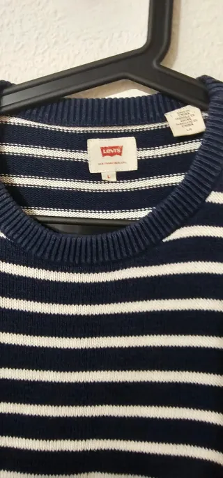 Jersey Levi's Rayas Azul y Blanco