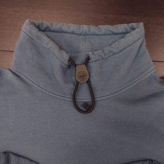 Stone Island vintage cotton fleece mock neck L