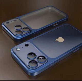 Funda iPhone 17 Pro Azul Transparente