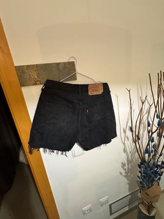 Levi's 501 Shorts Negros Vintage