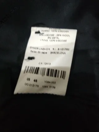 Traje de chaqueta negro