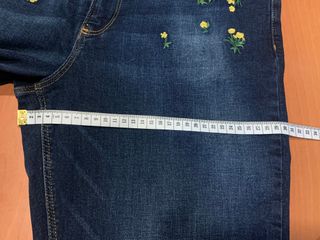 Vaqueros Desigual Talla 44 Bordados Florales