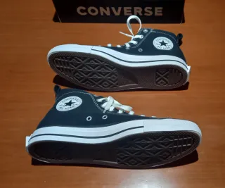 Nuevas Converse All Star Hi Negras Talla 42