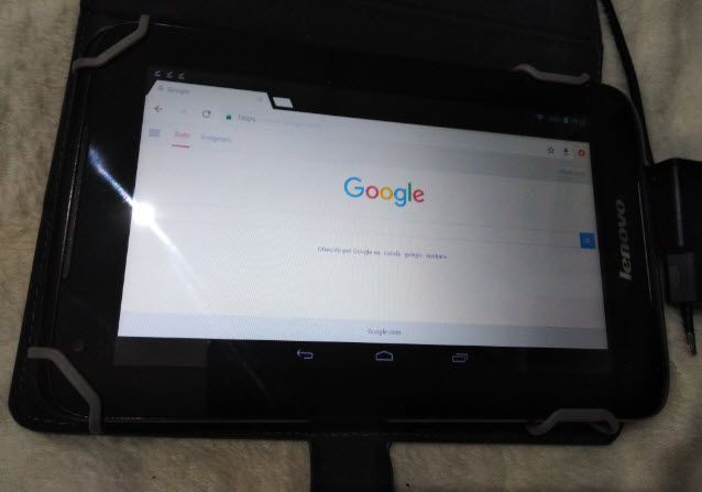Tablet Lenovo IdeaPad A1000-F Negra + Funda afbeelding 2