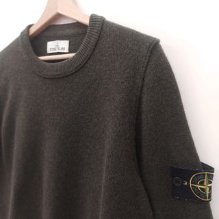 Stone Island vintage maglione lana verde militare