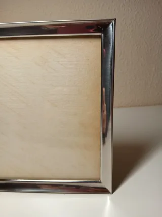 Marco de fotos plateado