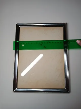 Marco de fotos plateado