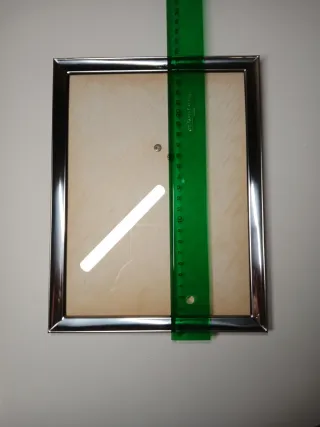 Marco de fotos plateado