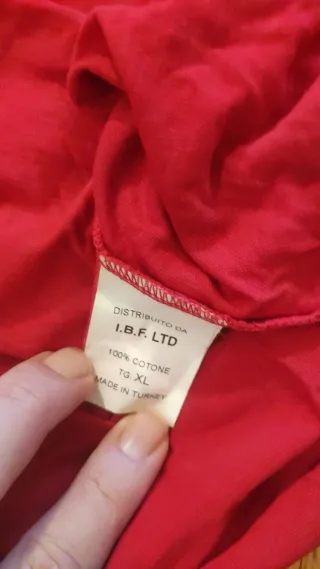 T-shirt Supreme Box Logo Rossa Unisex