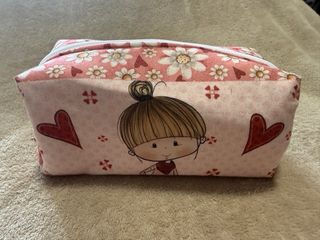 Neceser/bolsito dulce niña con flor