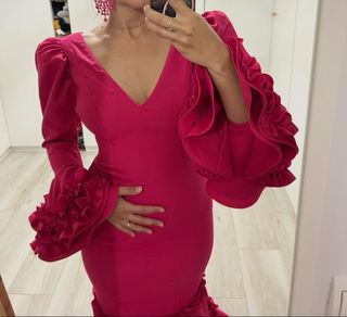 Vestido Flamenca Sibilina Corale Fresa